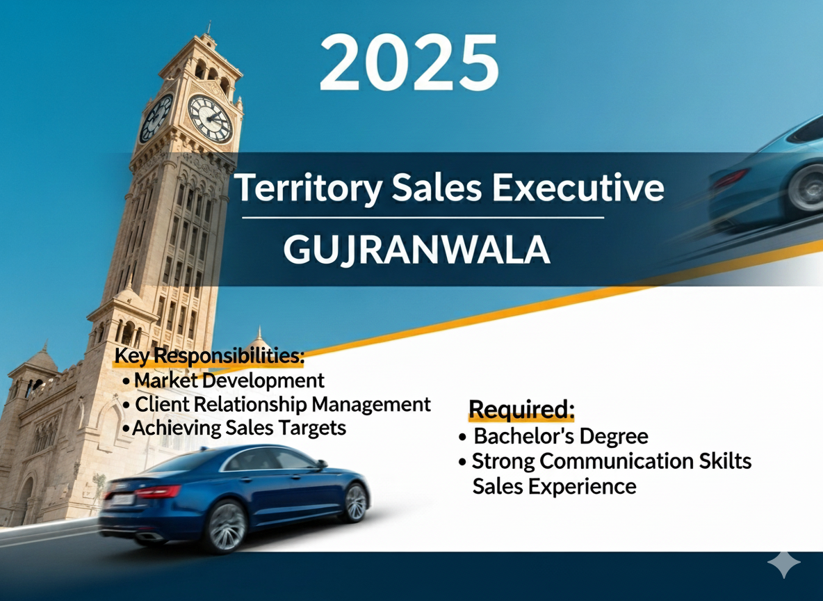 A professional salesperson shaking hands with a client, representing a sales job opening in Gujranwala.